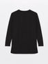 LC Waikiki Crew Neck Printed Long Sleeve Women's Sweatshirt Tunic